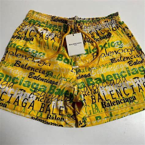 balenciaga swim trunks cheap